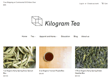 Tablet Screenshot of kilogramtea.com